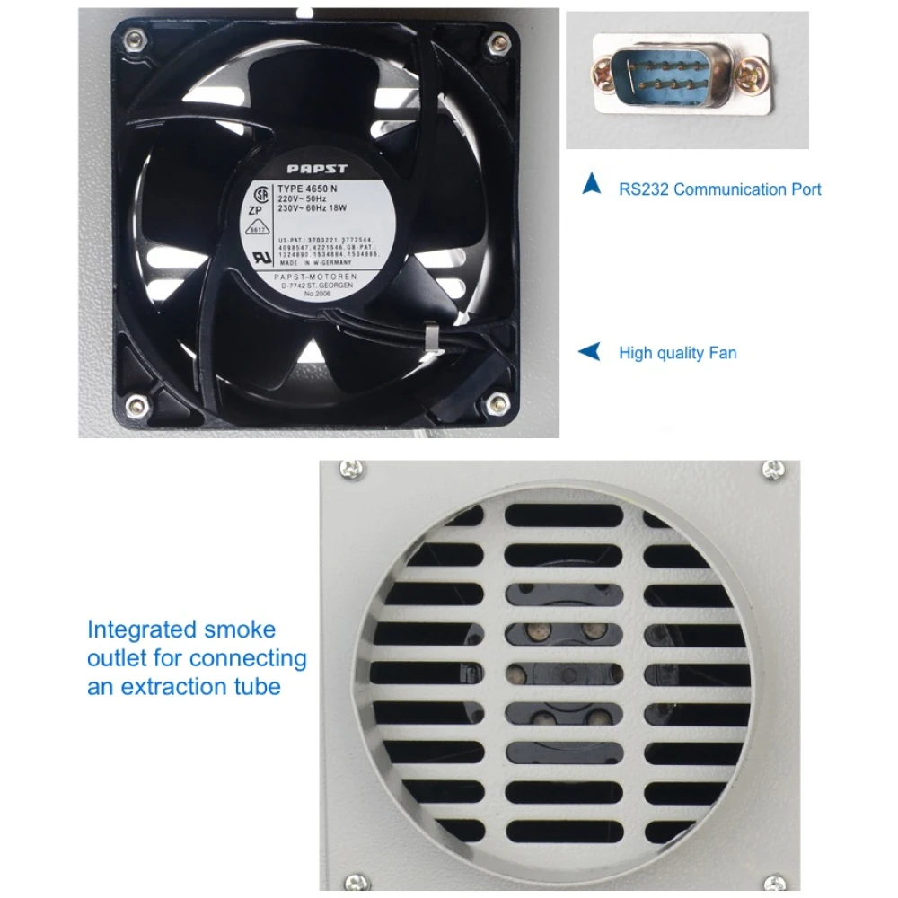 Forno di rifusione a infrarossi INSA M962D con controllo automatico