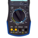 Multímetro digital Hp-760b HoldPeak mostrando medición de temperatura