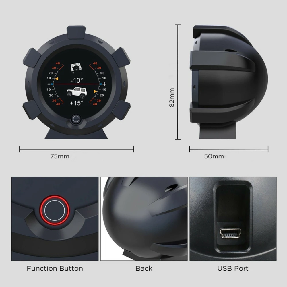 Inclinometro multifunzione Autool X95 con giroscopio multiasse e GPS