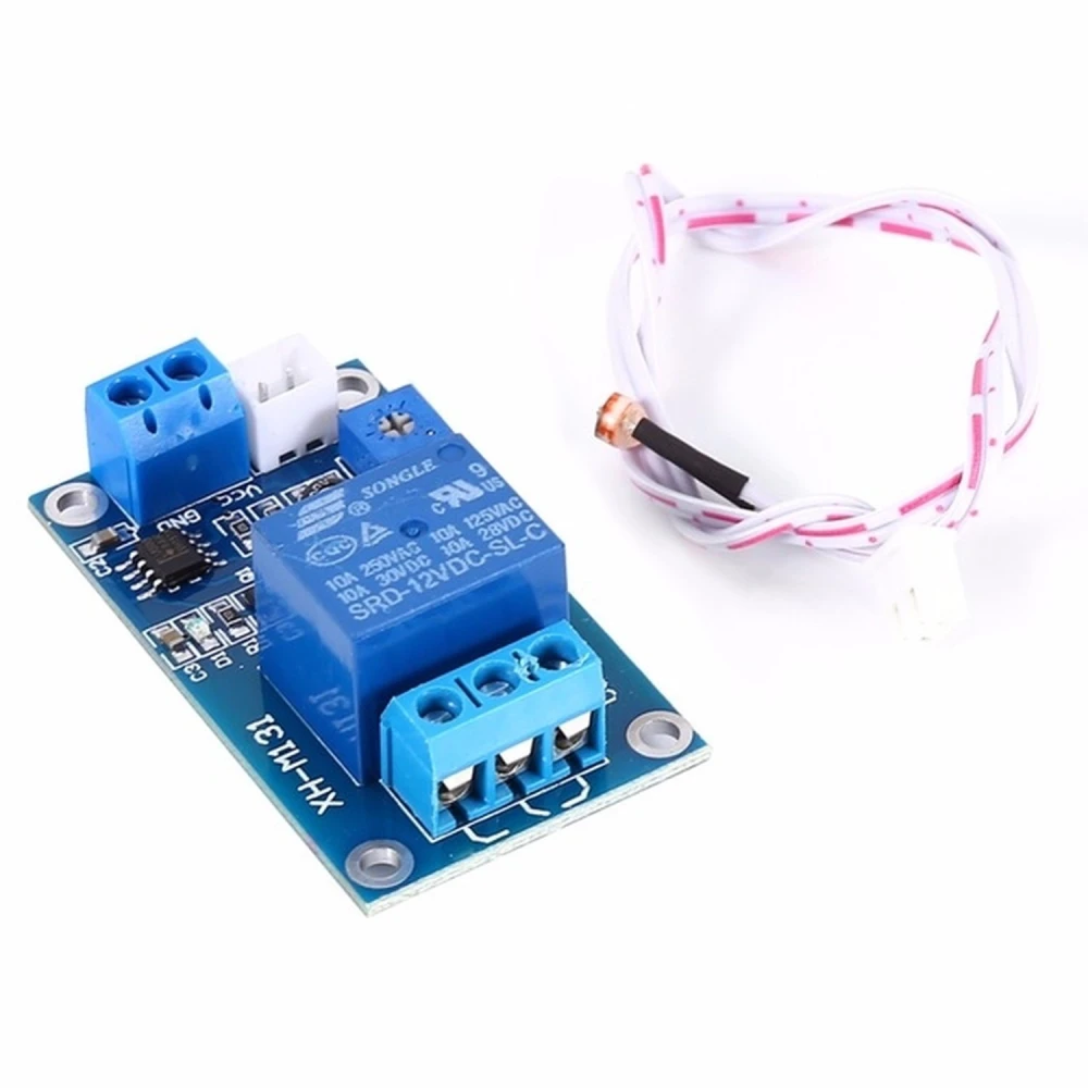 Interruttore crepuscolare 12V relè sensore luce per Arduino e automazione