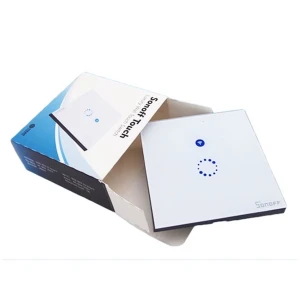 Interruttore WiFi Sonoff touch base per domotica compatibile Alexa e Google Home