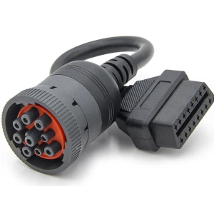 Cavo adattatore J1939 da 9Pin a OBD2 16Pin per diagnosi professionale