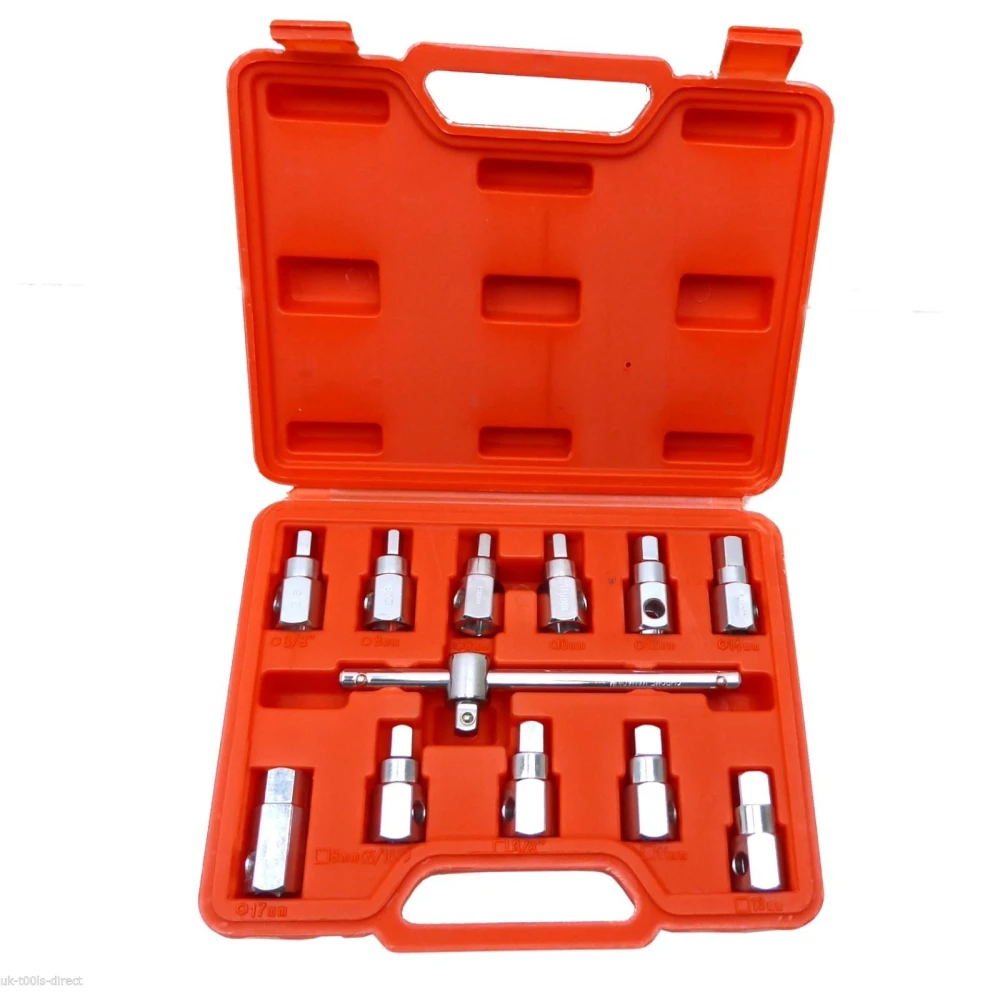 Set 12 pz Bussole per Tappi Coppa Olio Drenaggio - Kit Professionale TSX TOOL