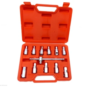 Set 12 pz Bussole per Tappi Coppa Olio Drenaggio - Kit Professionale TSX TOOL