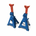 Set di 2 Cavalletti 12 Tonnellate con Doppia Sicurezza — Supporti in Acciaio Regolabili 46-76 cm per Auto, Furgone, Camion e Macchinari TSX TOOL