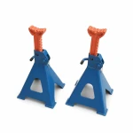 Set di 2 Cavalletti 12 Tonnellate con Doppia Sicurezza — Supporti in Acciaio Regolabili 46-76 cm per Auto, Furgone, Camion e Macchinari TSX TOOL