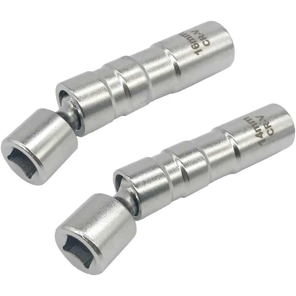 Set di 2 chiavi a bussola magnetiche flessibili per candela 14 mm e 16 mm TSX TOOL
