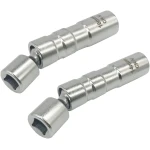 Set di 2 chiavi a bussola magnetiche flessibili per candela 14 mm e 16 mm TSX TOOL