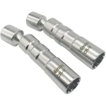 Set di 2 chiavi a bussola magnetiche flessibili per candela 14 mm e 16 mm TSX TOOL