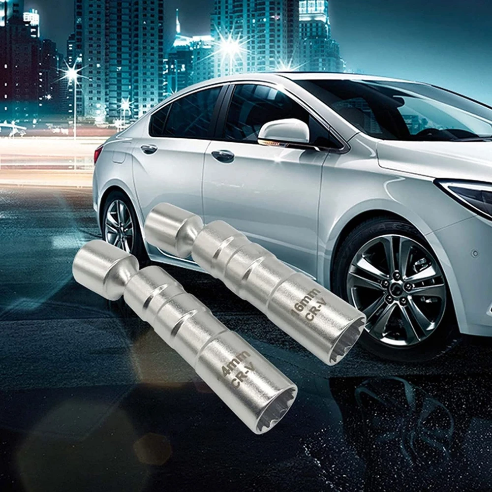 Set di 2 chiavi a bussola magnetiche flessibili per candela 14 mm e 16 mm TSX TOOL