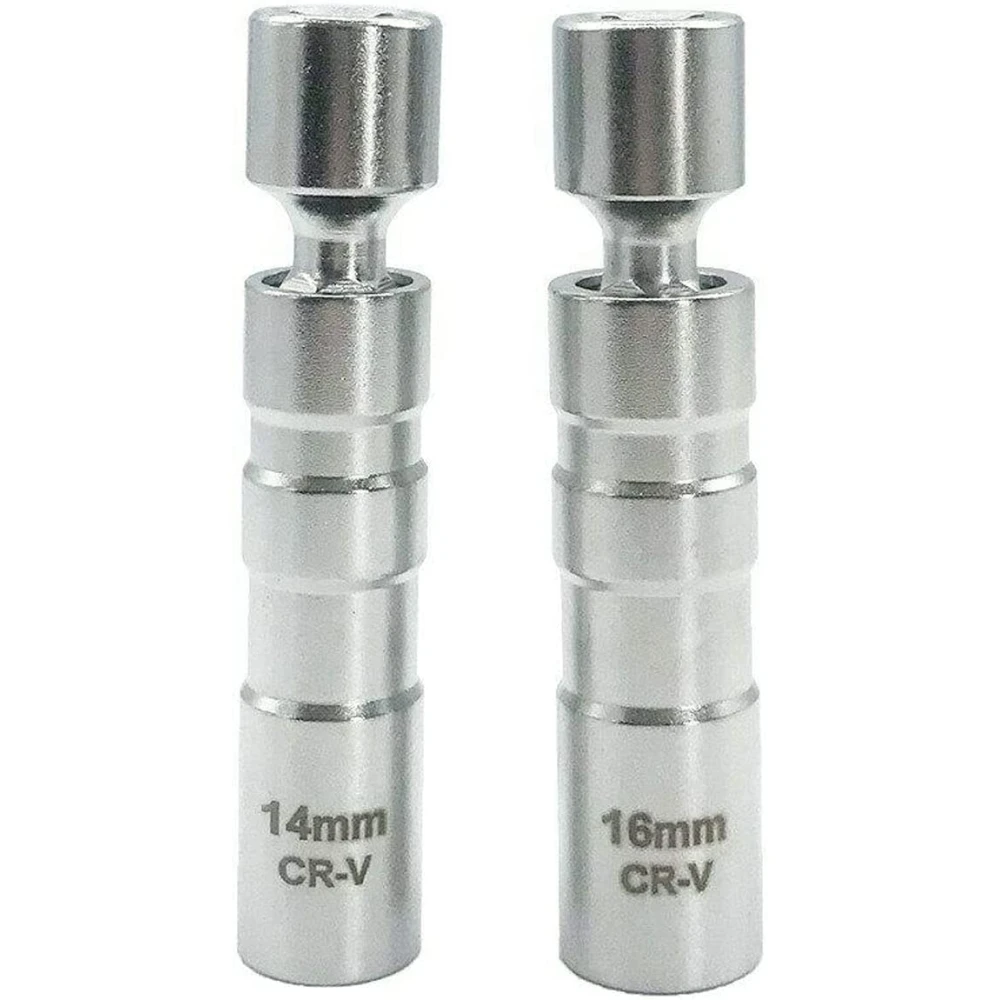 Set di 2 chiavi a bussola magnetiche flessibili per candela 14 mm e 16 mm TSX TOOL