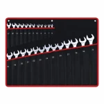 Set di 26 Chiavi Combinate Aperta-Poligonale 6-32mm Acciaio Cr-V con Valigetta
