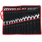 Set di 26 Chiavi Combinate Aperta-Poligonale 6-32mm Acciaio Cr-V con Valigetta