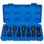 Set chiavi Torx a impatto 1/2 T30-T80 - 8 pezzi TSX TOOL