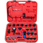 Kit tester sistema raffreddamento radiatore con 26 pezzi e adattatori