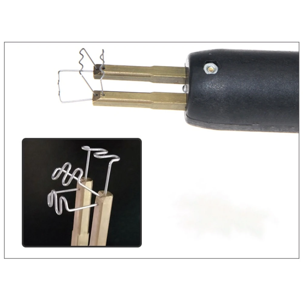 Kit saldatrice graffette plastiche per riparazioni auto