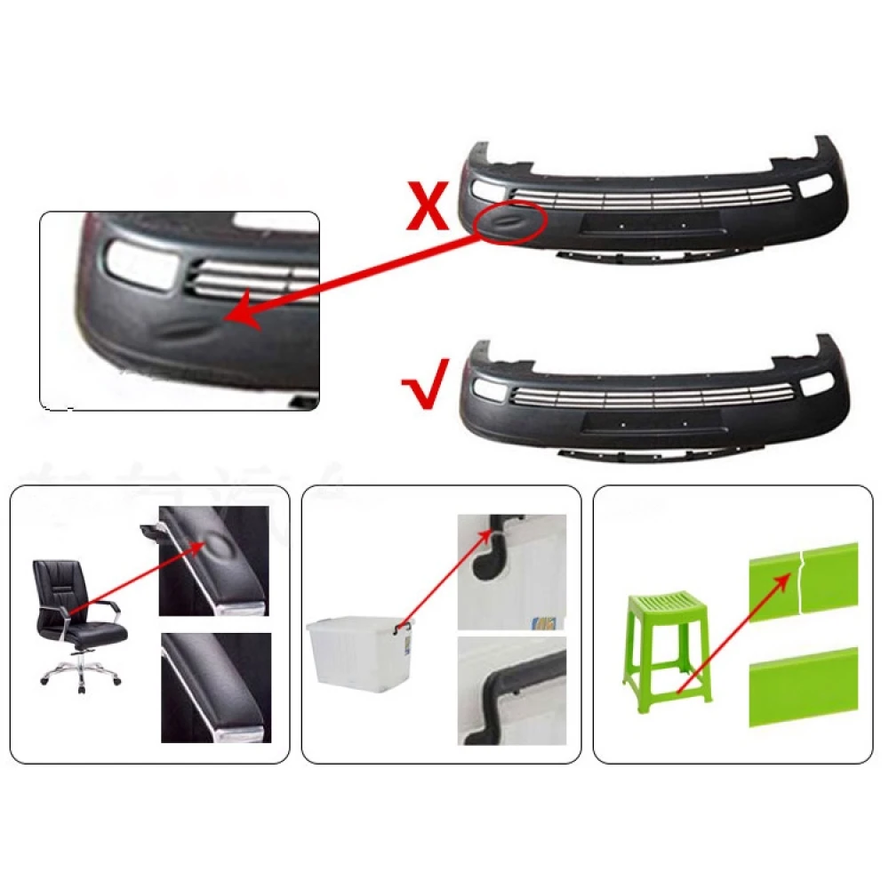 Kit saldatrice graffette plastiche per riparazioni auto