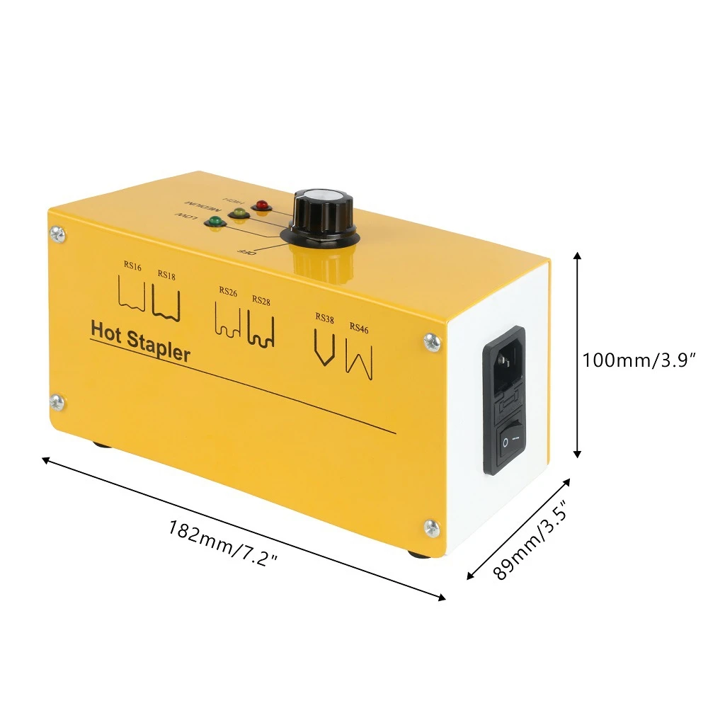 Kit saldatrice graffette plastiche per riparazioni auto