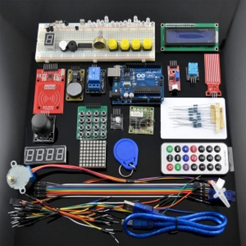 Kit iniziale Arduino RFID con RTC DS1302 e LCD I2C - Include Arduino Uno compatibile