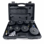 Kit Tester Perdite Turbocompressore 9 Pezzi con Manometro Test Pressione Turbo