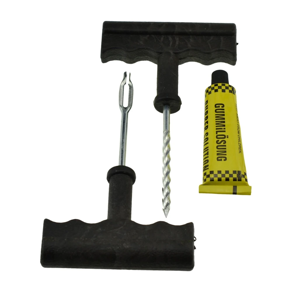 Kit reparador rápido de pinchazos para ruedas de coche y moto