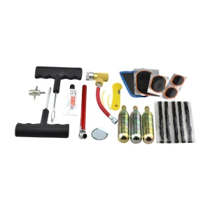 Kit riparazione forature CO2 per ruota auto e moto TSX TOOL