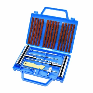 Kit Riparazione Forature Pneumatici 23 Pezzi Auto Moto Stoppini Punteruolo