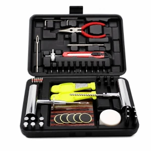 Kit Riparazione Forature Pneumatici 87 Pezzi Professionale Auto SUV Furgone