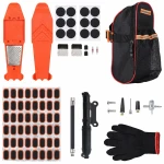 Kit Riparazione Forature Pneumatici Moto Bicicletta 81 Pezzi Stoppini Punteruolo Tubeless