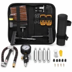 Kit Riparazione Forature Pneumatici Moto Bicicletta 81 Pezzi Stoppini Punteruolo Tubeless