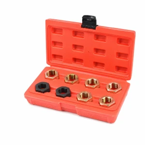 Kit riparatore filettature semiasse e mozzo ruota 9 pezzi