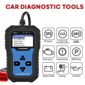 Konnwei KW350 scanner diagnosi sistema completo per VW Audi Seat Skoda