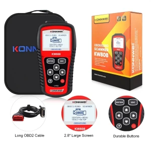 Konnwei KW808 scanner OBD2 per diagnosi auto multimarca professionale