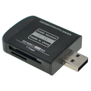 Lettore schede di memoria USB 2.0 tutto in uno per Micro SD, MMC, SDHC, TF e M2