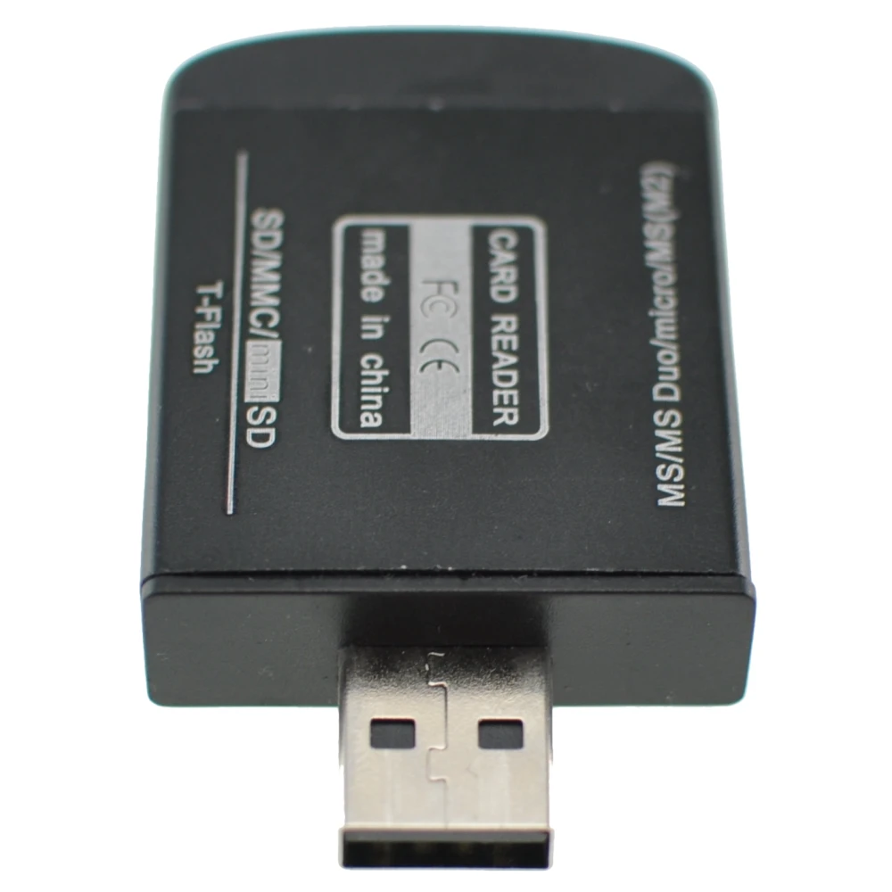 Lettore schede di memoria USB 2.0 tutto in uno per Micro SD, MMC, SDHC, TF e M2