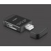 All in One USB 2.0 Adattatore per lettore di schede di memoria per Micro SD MMC SDHC SDHC TF M2 