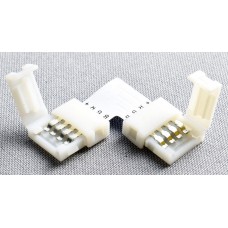Connettori a clip dritti della striscia leggera della striscia del LED L-shape 10mm 4Pin 5050/5630 RGB senza saldatura