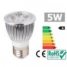 Led Spotlight E27 5W 3300K bianco caldo LED LIGHTS  3.00 euro - satkit