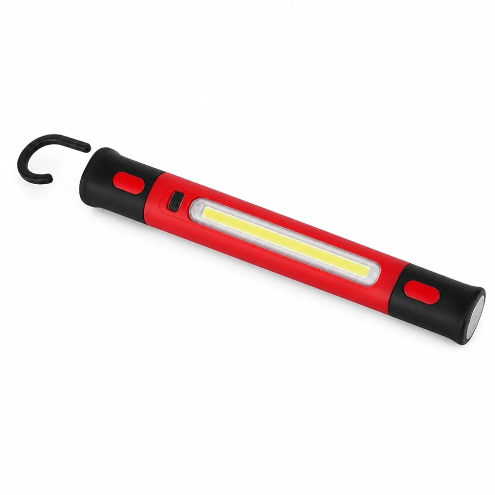 Torcia LED COB Ricaricabile Magnetica Lampada Lavoro Officina Ispezione Auto