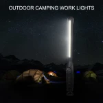 Torcia da officina LED ricaricabile con 4 modalità e base magnetica