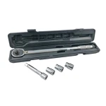 Chiave dinamometrica 1/2'' 28-210 Nm con prolunga e 3 bussole TSX TOOL