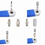 Chiave Stellare Angolata Extrallunga 390mm Doppia Bocca Professionale Acciaio Cr-V