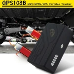 Localizzatore GPS batteria lunga per auto TK108B con SOS e base magnetica