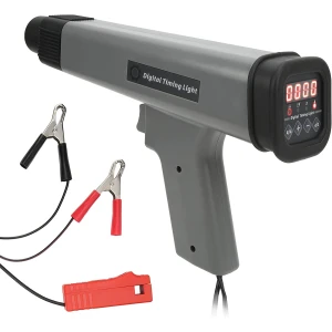 Luce stroboscopica induttiva digitale per auto e moto 12V con pinze