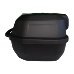 Bauletto moto portacasco 47L - universale smontabile con serratura e schienalino