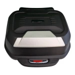 Bauletto moto portacasco 47L - universale smontabile con serratura e schienalino