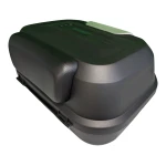 Bauletto moto portacasco 47L - universale smontabile con serratura e schienalino