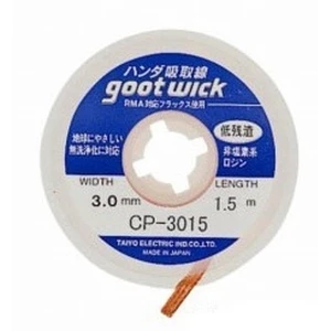 Treccia dissaldante GOOT WICK CP-3015 per riparazioni elettroniche professionali