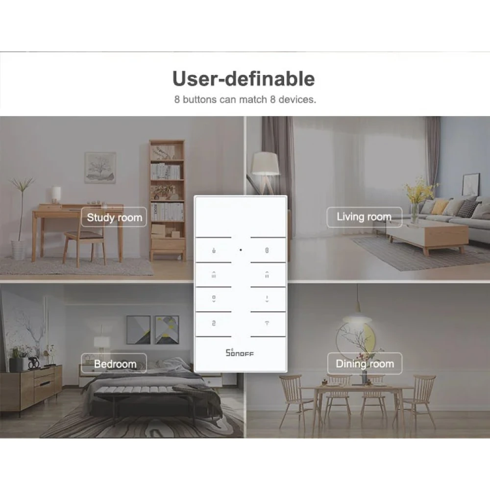 Telecomando SONOFF RM433R2 per dispositivi RF 433MHz