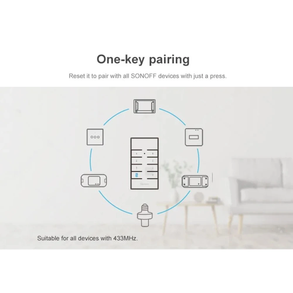 Telecomando SONOFF RM433R2 per dispositivi RF 433MHz